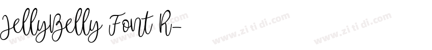 JellyBelly Font R字体转换